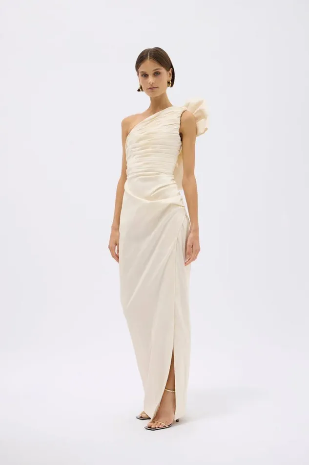 Women White Dresses Rachel Gilbert OLIVE GOWN Women White Dresses Rachel Gilbert OLIVE GOWN