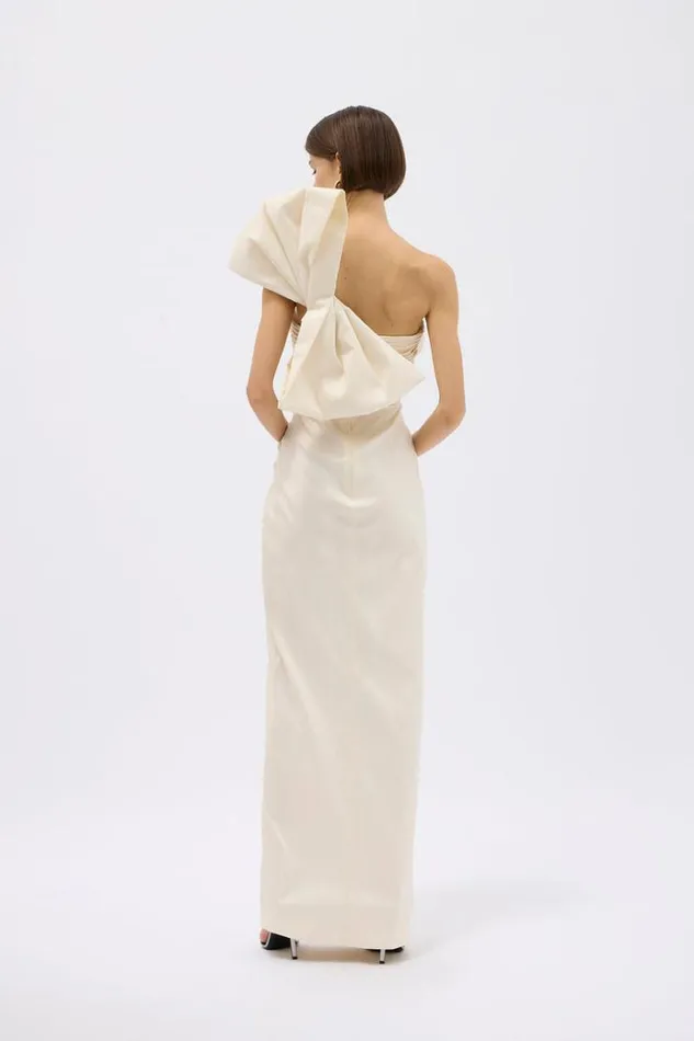 Women White Dresses Rachel Gilbert OLIVE GOWN Women White Dresses Rachel Gilbert OLIVE GOWN
