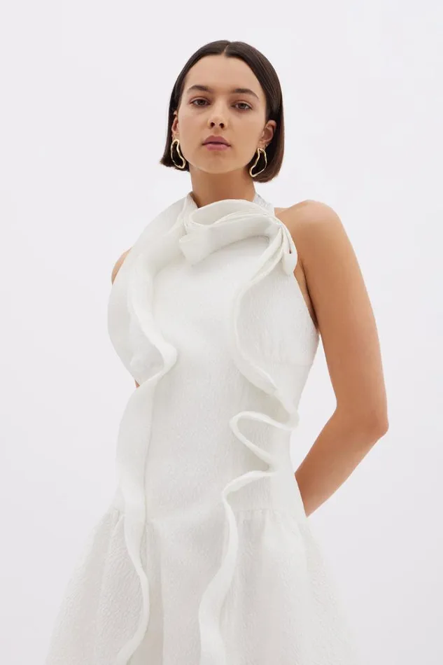 Women White Dresses Rachel Gilbert SANA GOWN