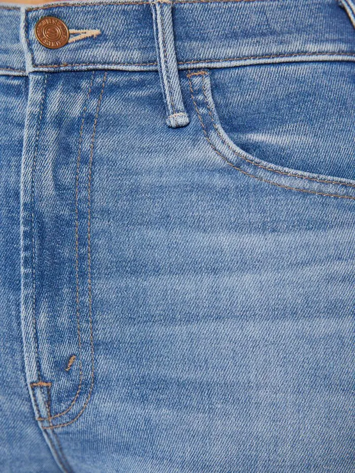 Women Wide Leg Mother Denim The Hustler Sidewinder Blue medium