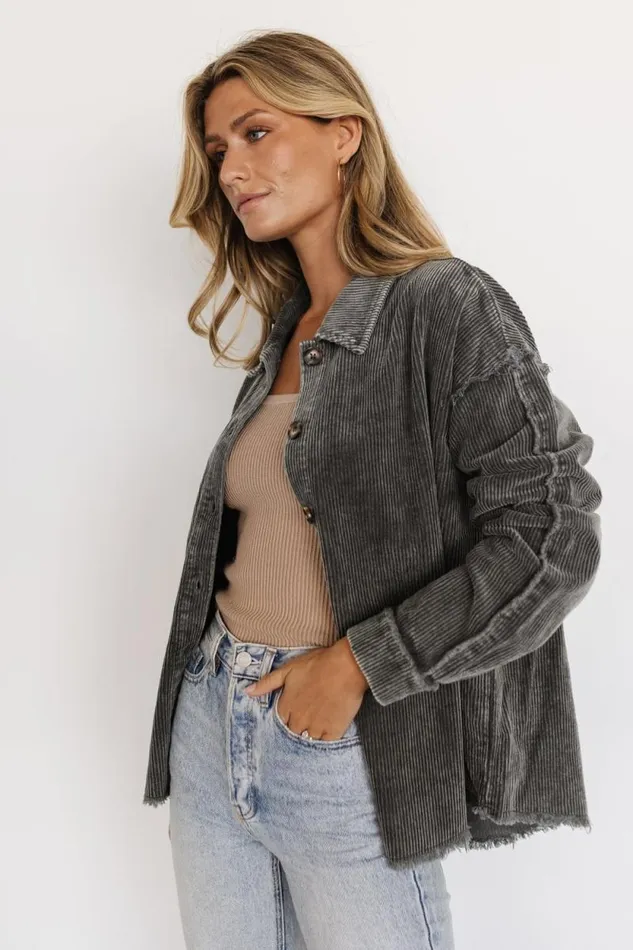 Women Wilder Corduroy Jacket Dusty Pine Baltic Born Outerwear Women Wilder Corduroy Jacket Dusty Pine Baltic Born Outerwear