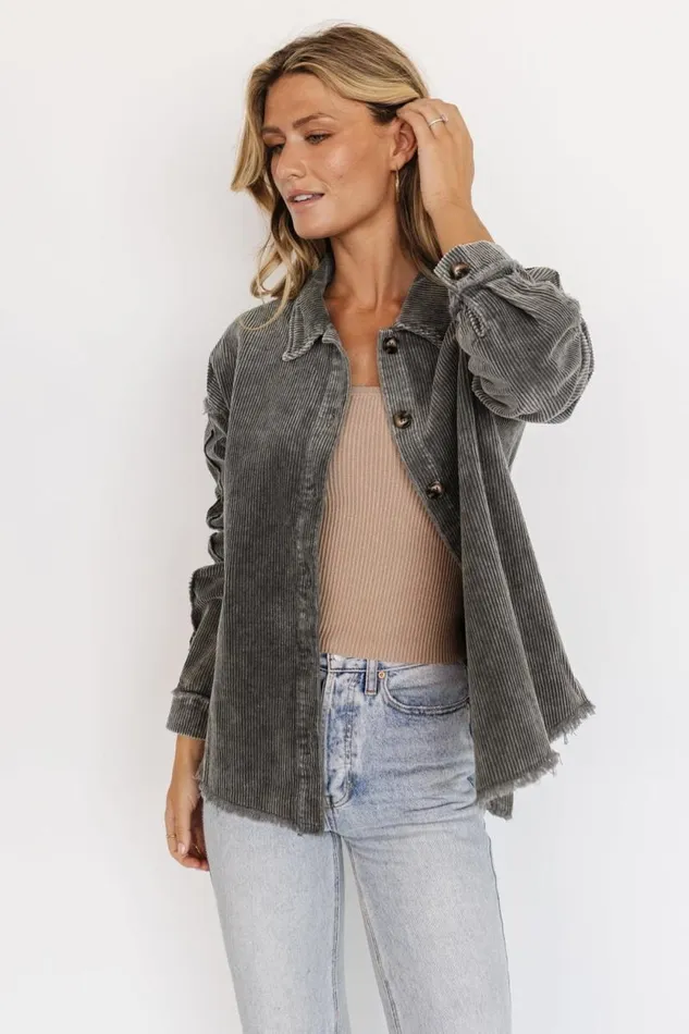Women Wilder Corduroy Jacket Dusty Pine Baltic Born Outerwear Women Wilder Corduroy Jacket Dusty Pine Baltic Born Outerwear