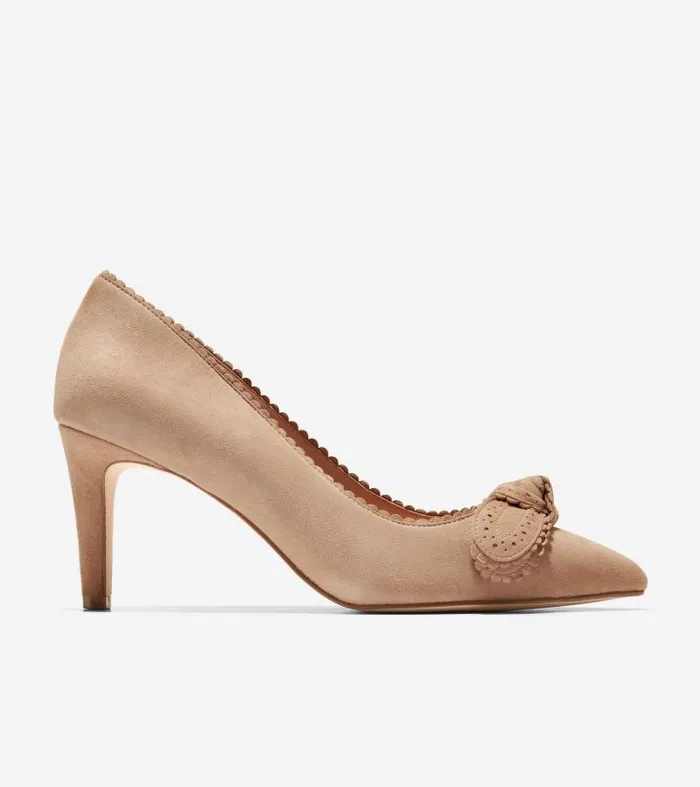 Women Women039s BELLPORT BOW PUMP Beige Cole Haan Pumps and Wedges