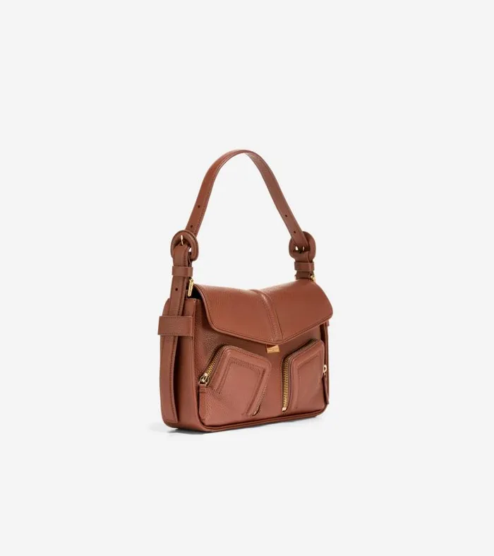 Women Women039s Chance Shoulder Bag Brown Cole Haan Bags and Backpacks