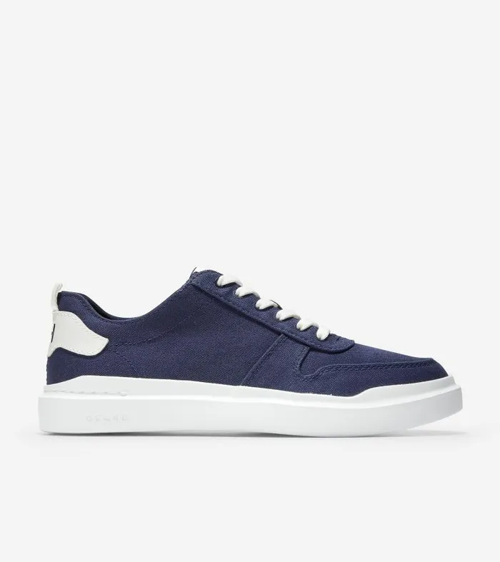 Women Women039s GrandPr Rally Canvas Court Sneaker Blue Cole Haan Sneakers