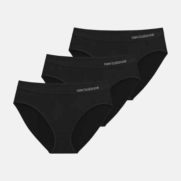 Women Womens Performance Hipster 3 Pack Black New Balance Underwear Women Womens Performance Hipster 3 Pack Black New Balance Underwear