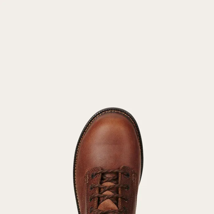 Women Work Boots and Shoes Ariat Casual Work Mid Lace SD Composite Toe Work Boot Nutty Brown