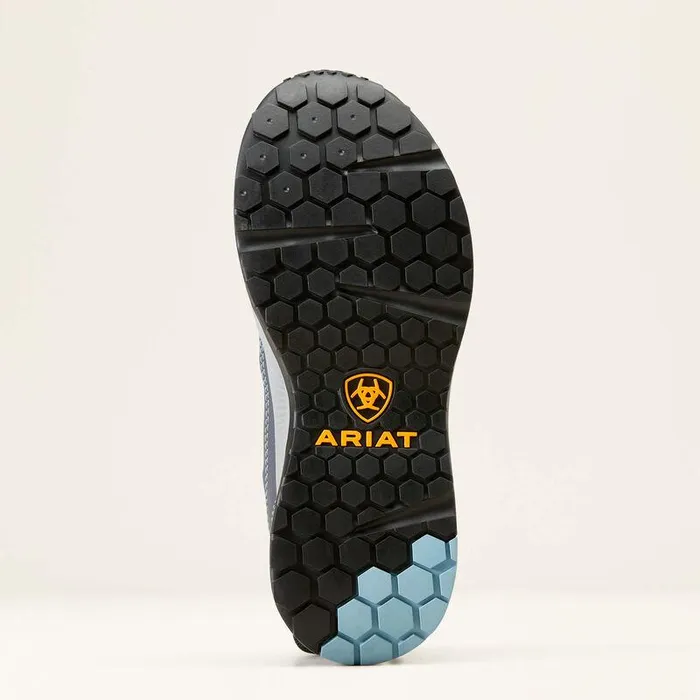 Women Work Boots and Shoes Ariat Outpace Shift Composite Toe Work Shoe Smoky Grey
