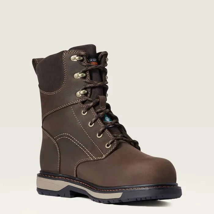 Women Work Boots and Shoes Ariat Riveter 8quot CSA Glacier Grip Waterproof 400g Composite Toe Work Boot Dark Brown Women Work Boots and Shoes Ariat Riveter 8quot CSA Glacier Grip Waterproof 400g Composite Toe Work Boot Dark Brown