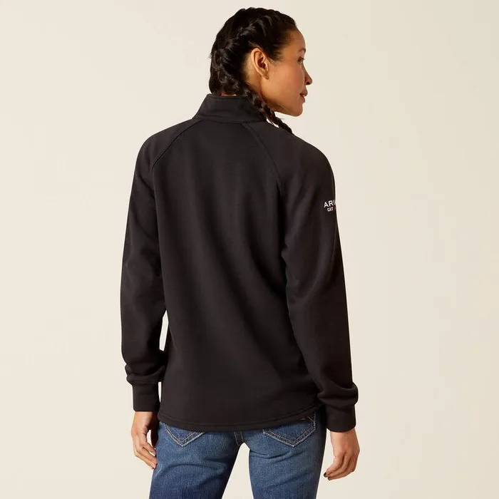 Women Workwear Ariat FR Primo Fleece 20 14 Zip Sweater Black Women Workwear Ariat FR Primo Fleece 20 14 Zip Sweater Black