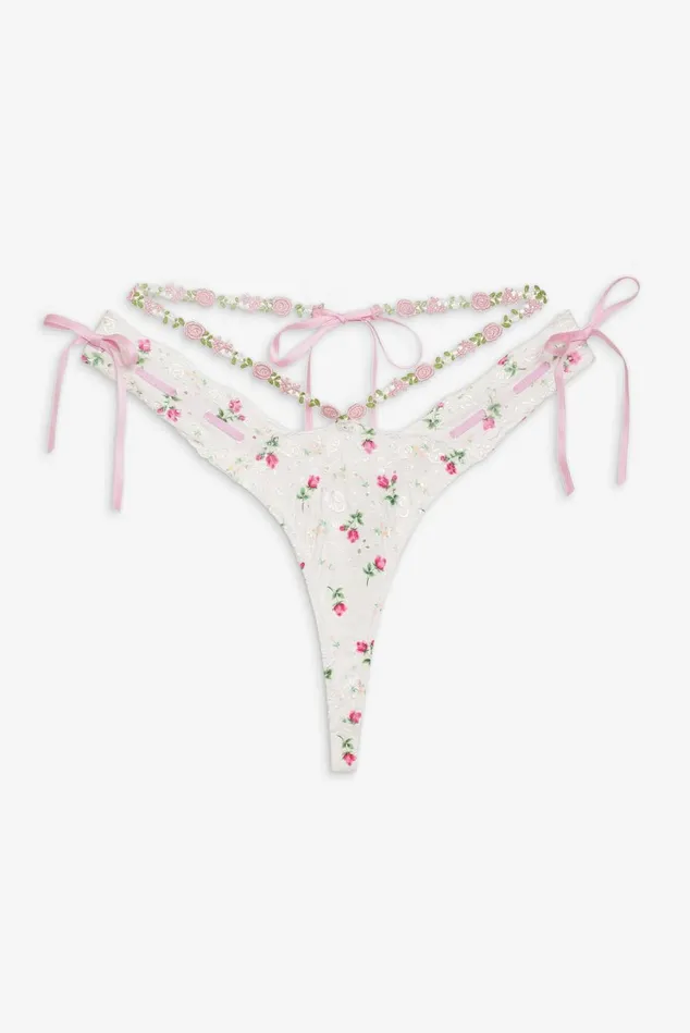Women Xander Thong Panty White For Love and Lemons Lingerie Women Xander Thong Panty White For Love and Lemons Lingerie