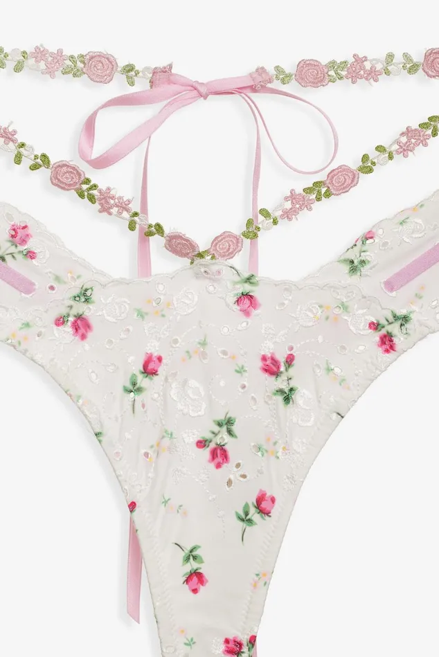Women Xander Thong Panty White For Love and Lemons Lingerie Women Xander Thong Panty White For Love and Lemons Lingerie