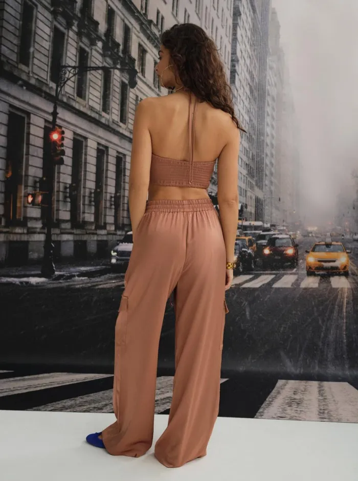 Women Yui Cargo Pant Brown For Love and Lemons Bottoms Women Yui Cargo Pant Brown For Love and Lemons Bottoms