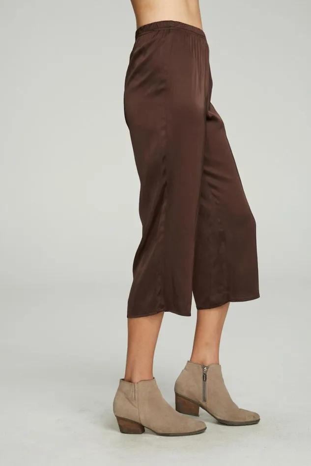 Womens Bottoms Chaser Brand Cropped Wide Leg Culotte