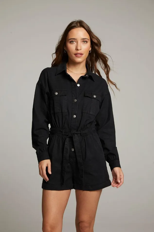 Womens Bottoms Chaser Brand Isabella Licorice Romper