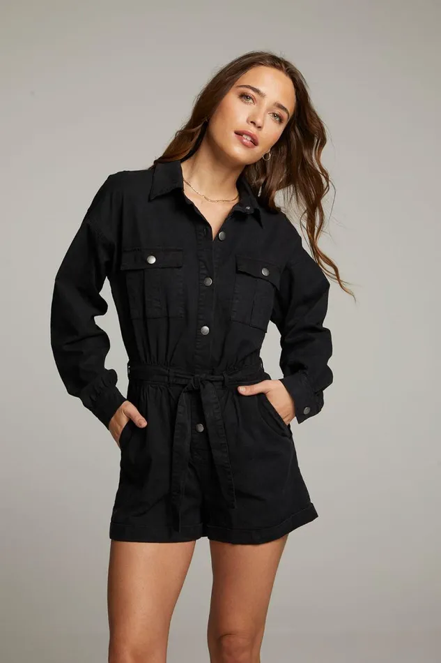 Womens Bottoms Chaser Brand Isabella Licorice Romper