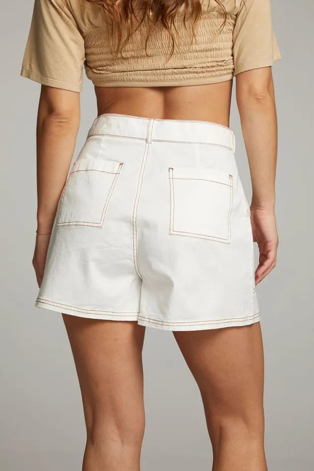 Womens Bottoms Chaser Brand Karina White Short