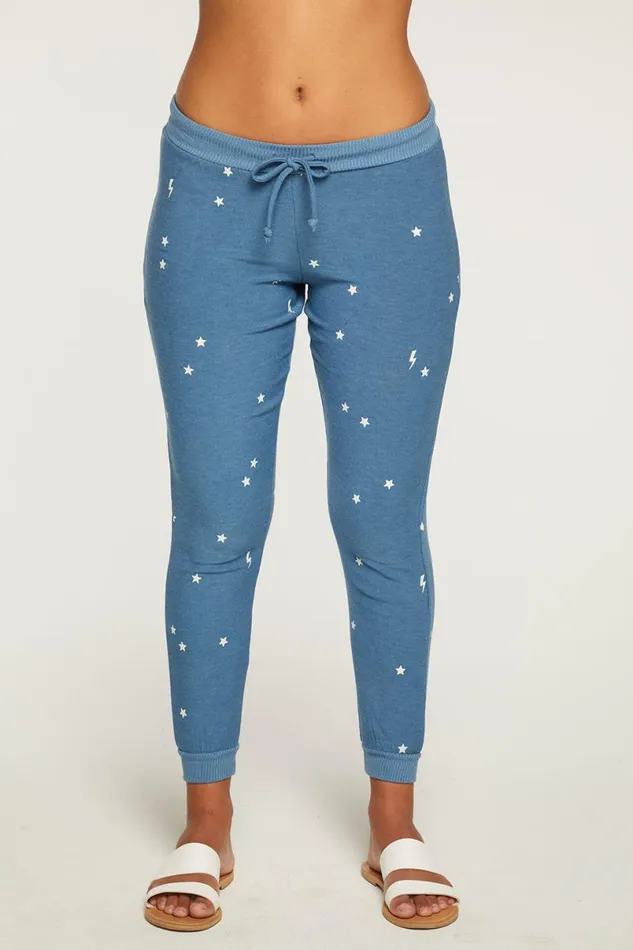 Womens Bottoms Chaser Brand Starry Bolts Pant