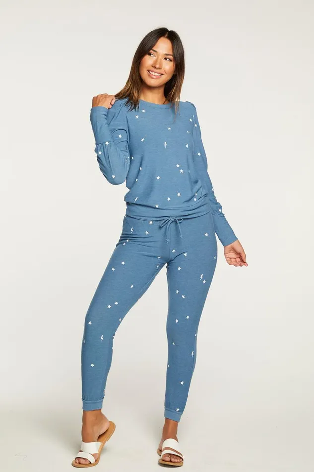 Womens Bottoms Chaser Brand Starry Bolts Pant Womens Bottoms Chaser Brand Starry Bolts Pant