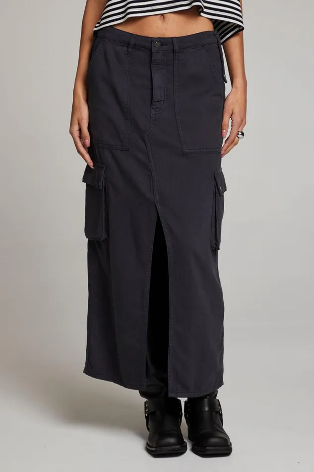 Womens Bottoms Chaser Brand Tri Licorice Maxi Skirt
