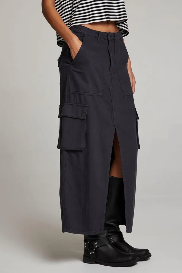 Womens Bottoms Chaser Brand Tri Licorice Maxi Skirt
