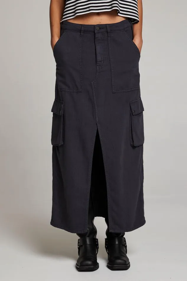 Womens Bottoms Chaser Brand Tri Licorice Maxi Skirt
