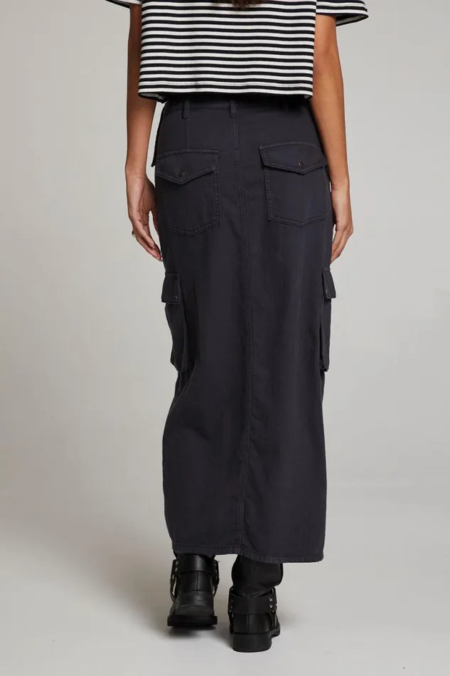 Womens Bottoms Chaser Brand Tri Licorice Maxi Skirt