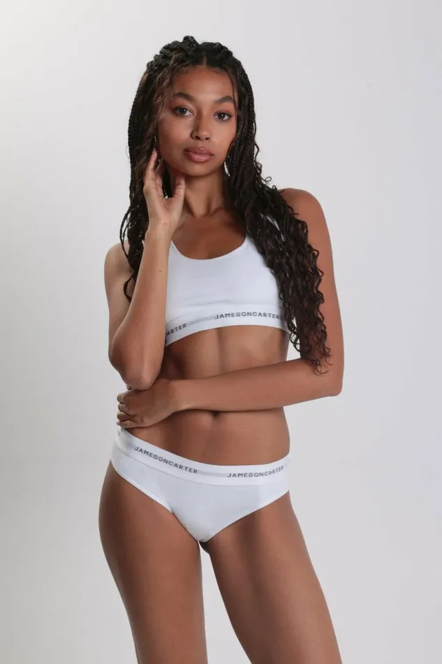 Womens Carter Bralette 8211 White Jameson Carter Underwear