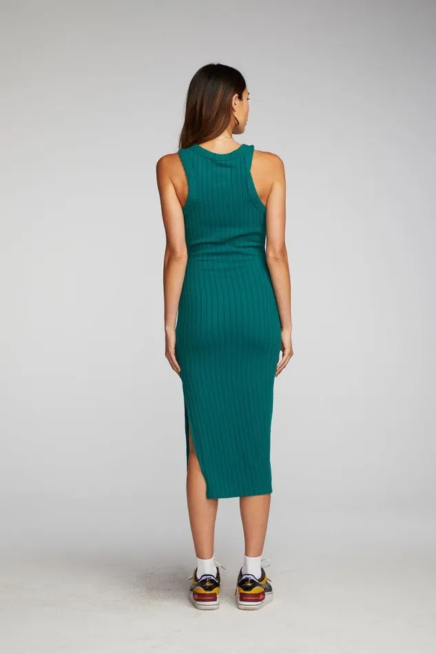 Womens Dresses Chaser Brand Poor Boy Rib Midi Dress With Side Slit