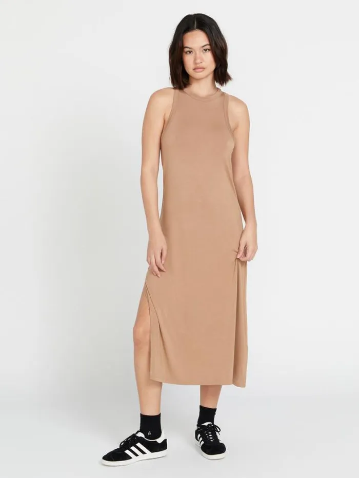 Womens Dresses Volcom Stone Light Dress 8211 Mocha
