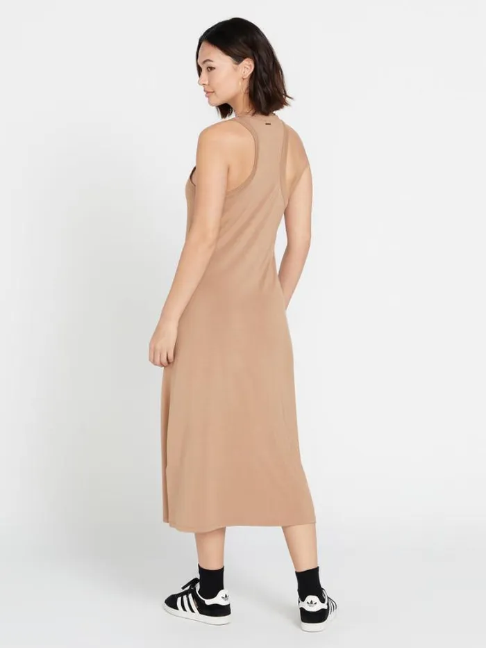 Womens Dresses Volcom Stone Light Dress 8211 Mocha