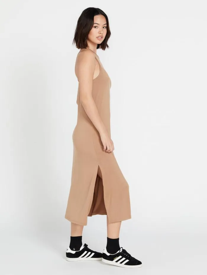 Womens Dresses Volcom Stone Light Dress 8211 Mocha