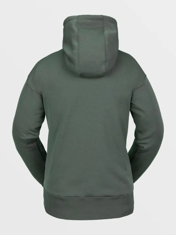 Womens Hoodies and Sweatshirts Volcom Core Hydro Hoodie 8211 Eucalyptus