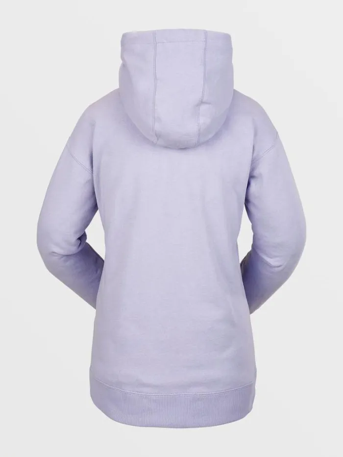 Womens Hoodies and Sweatshirts Volcom Costus Pullover Fleece 8211 Lilac Ash