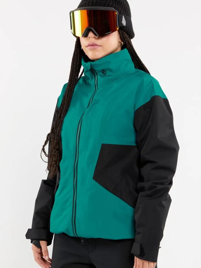 Womens Jackets Volcom Kimball Jacket 8211 Vibrant Green