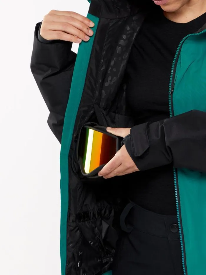 Womens Jackets Volcom Kimball Jacket 8211 Vibrant Green
