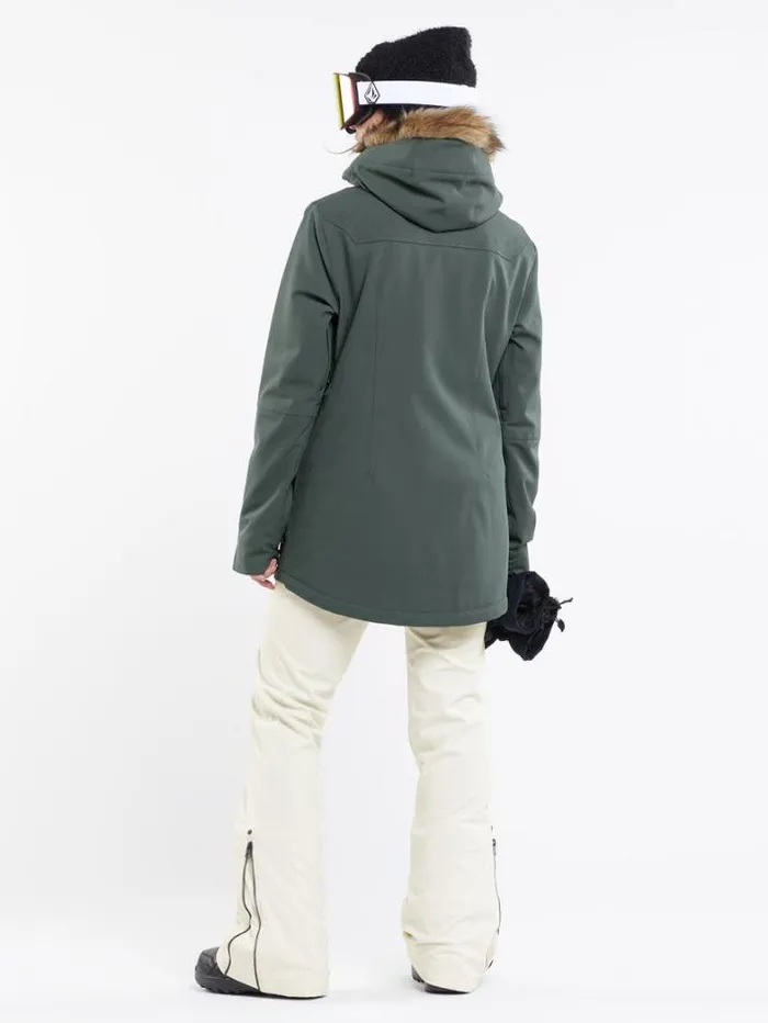 Womens Jackets Volcom Shadow Insulated Jacket 8211 Eucalyptus