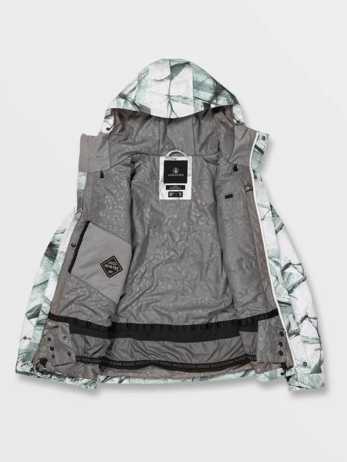 Womens Jackets Volcom VCo Aris Insulated Gore Jacket 8211 White Ice