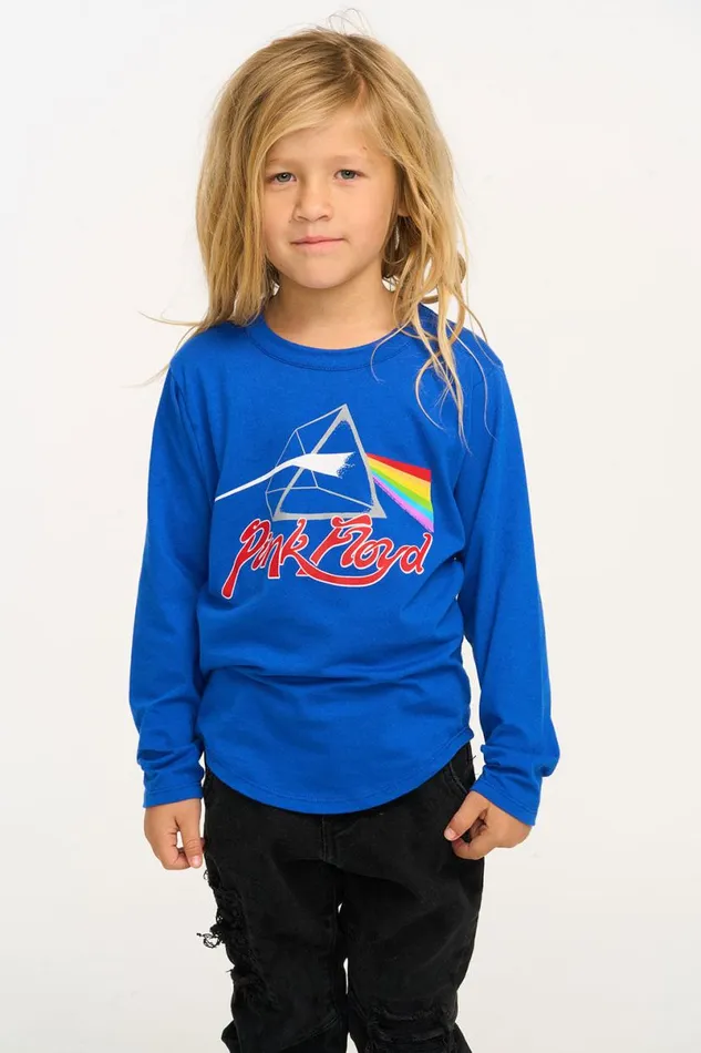 WomensKids Music Chaser Brand Pink Floyd Dark Side Of The Moon Long Sleeve Tee