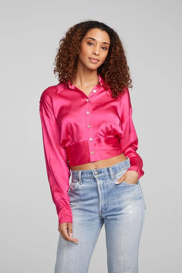 Womens Loungewear Chaser Brand Agnes Cabaret Blouse