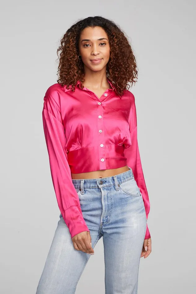 Womens Loungewear Chaser Brand Agnes Cabaret Blouse