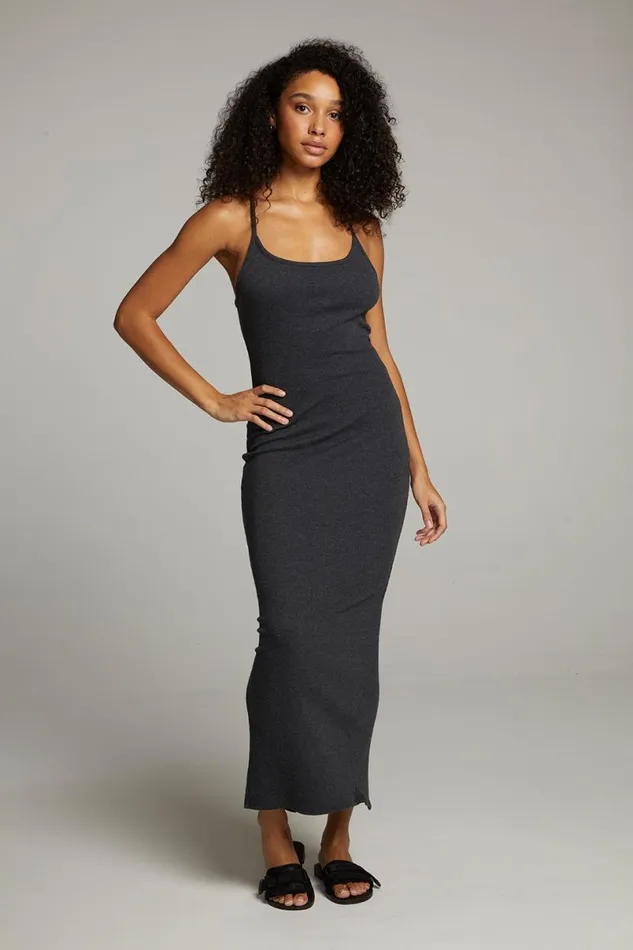 Womens Loungewear Chaser Brand Emma Black Maxi Dress