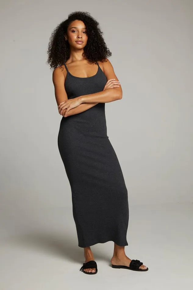 Womens Loungewear Chaser Brand Emma Black Maxi Dress