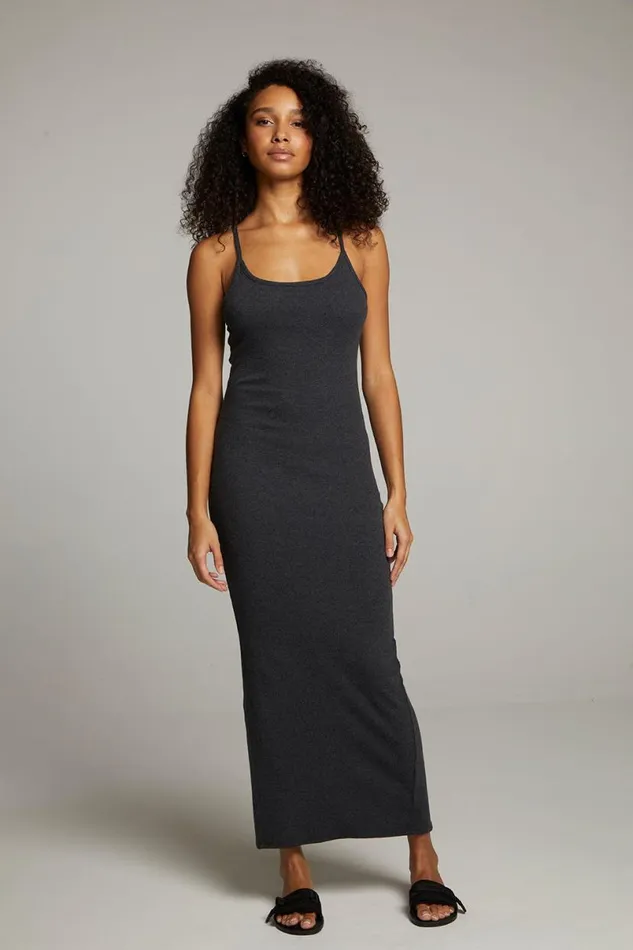 Womens Loungewear Chaser Brand Emma Black Maxi Dress