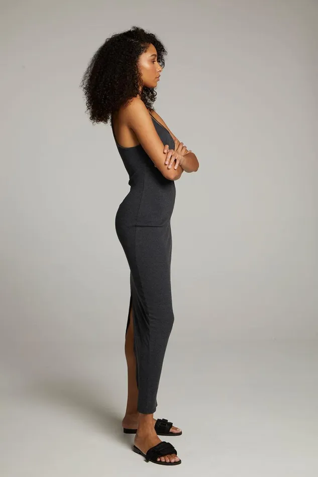 Womens Loungewear Chaser Brand Emma Black Maxi Dress