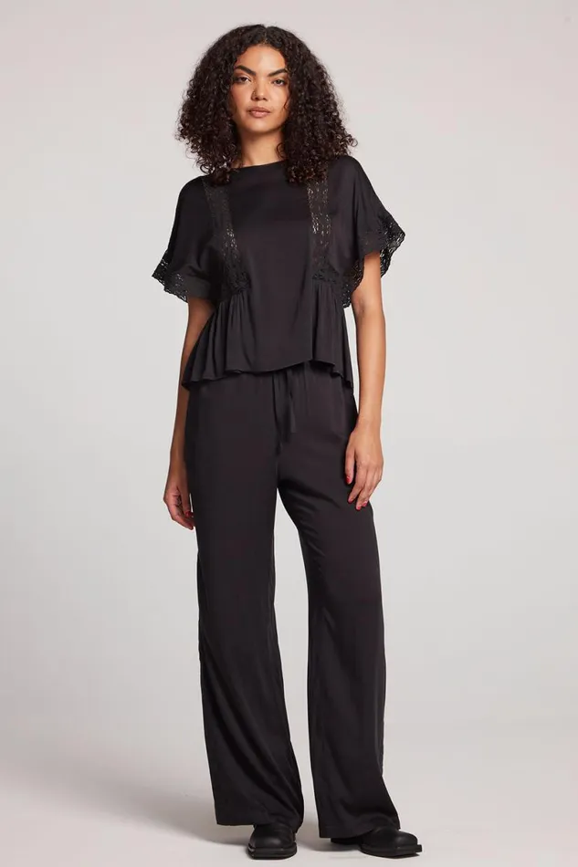 Womens Loungewear Chaser Brand Leee Licorice Trousers
