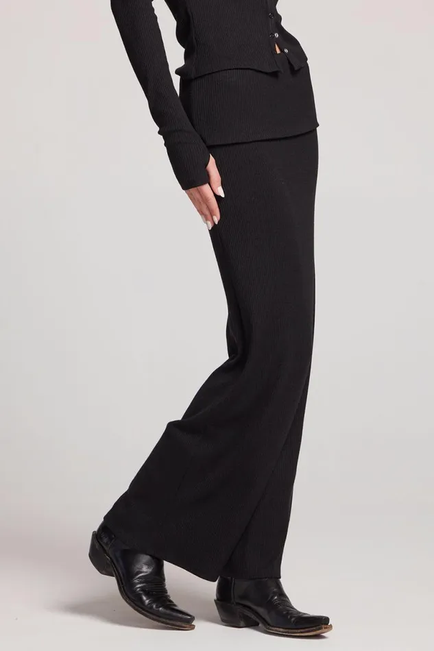 Womens Loungewear Chaser Brand Pamela Licorice Maxi Skirt