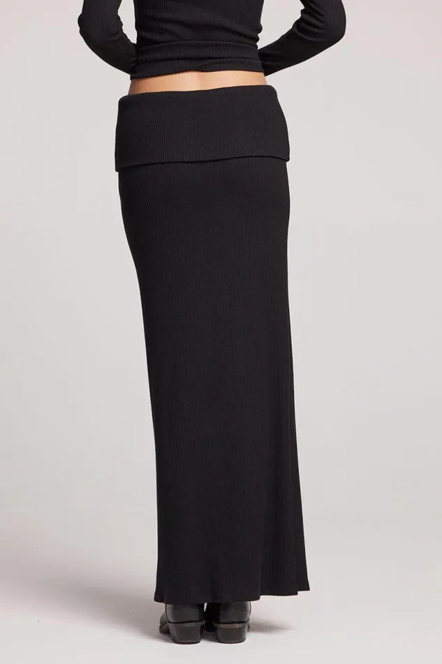 Womens Loungewear Chaser Brand Pamela Licorice Maxi Skirt