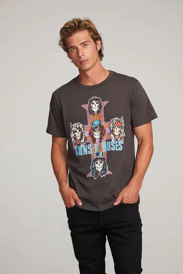 WomensMens Music Chaser Brand Guns 039n Roses Paradise City Mens Tee