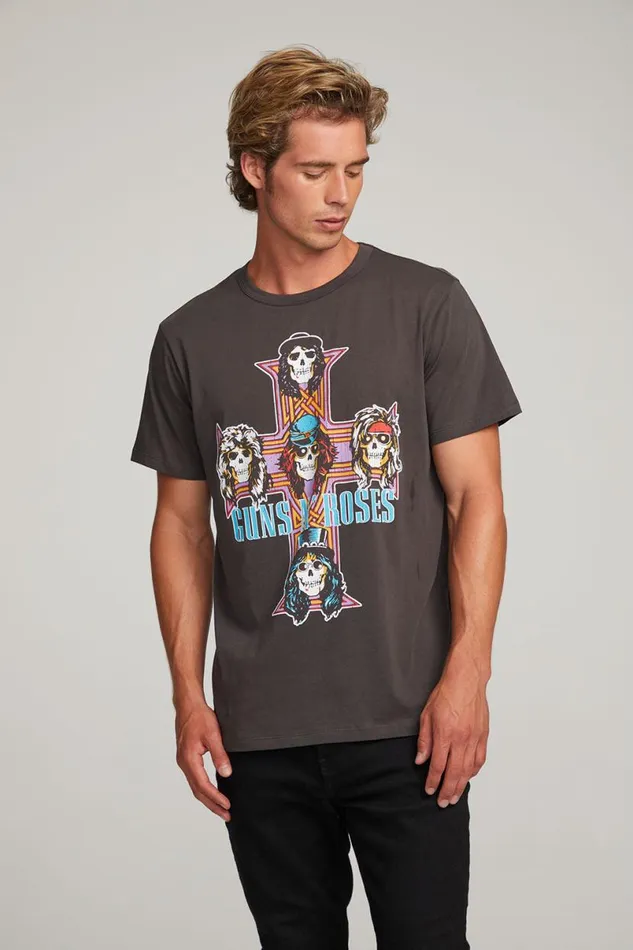 WomensMens Music Chaser Brand Guns 039n Roses Paradise City Mens Tee